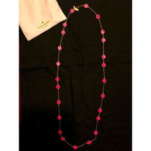 KATE SPADE Pink & Gold Mid Length Necklace 💖
